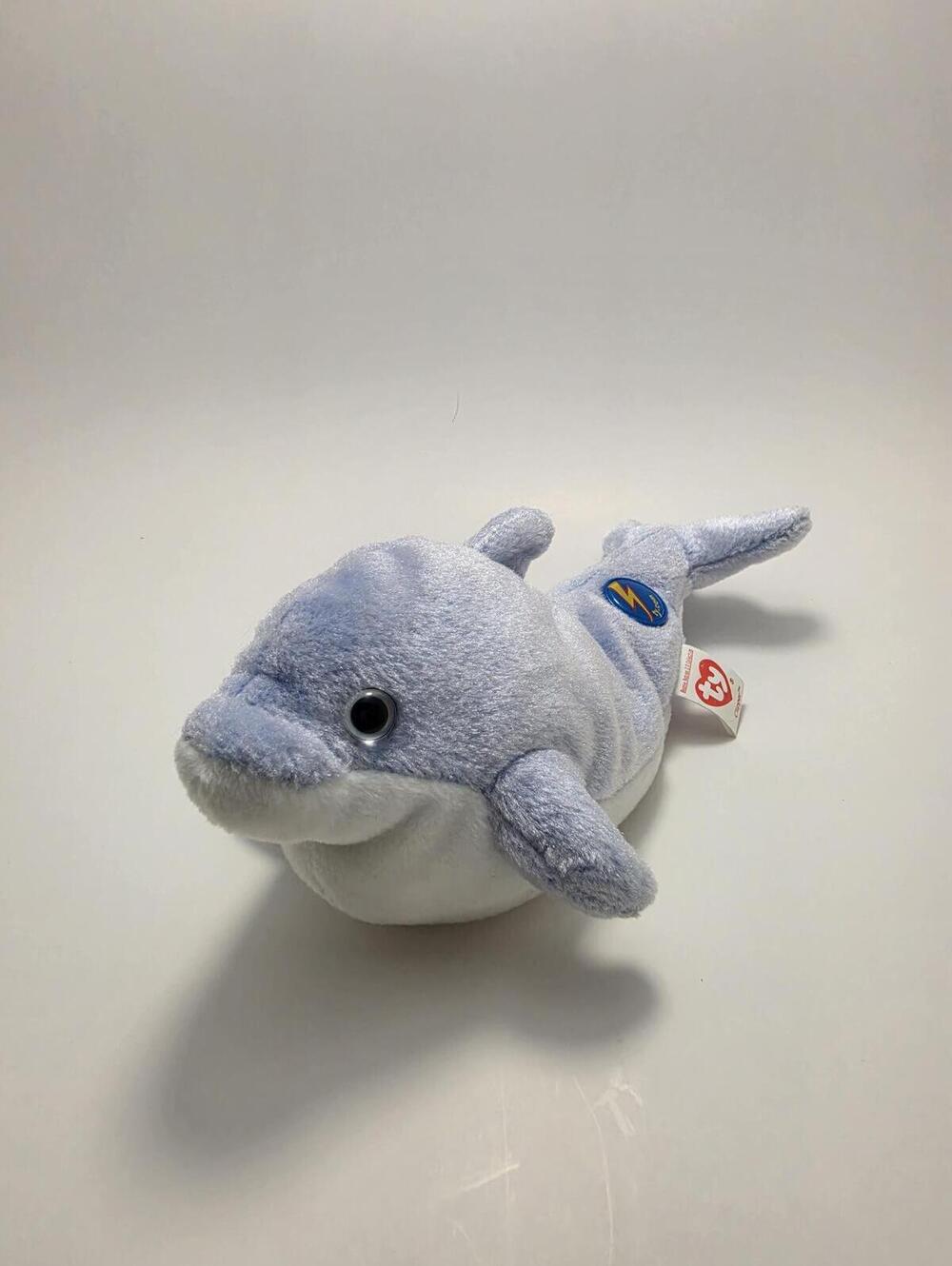 Ty Beanie Baby “Clipper” the Dolphin - No Hang Tag (6 inch)